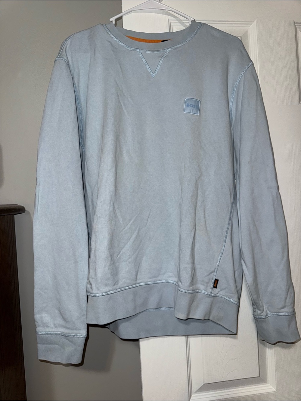 Boss Pastel Blue Crewneck Sweatshirt